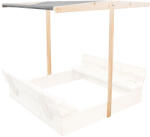AGA Acoperiș pentru nisipar pentru copii 120x120 cm Gri (STŘÍŠKA)
