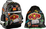 PASO Set școlar cu rucsac cu trei compartimente + sac de spate Iron Man (AV23RR-116 + AV23RR-712)