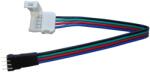 ECOLight Conector pentru BENZI LED - RGB - 10mm - 4 pini - BANDĂ / CONTROLER (i605_60107)