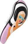 Sibel D-Meli-Melo Retro Summer perie pentru păr, roz (49731)