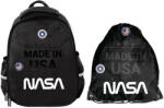 PASO Set școlar rucsac cu două compartimente + sac pentru spate Nasa (PP23SA-565 + PP23SA-712)