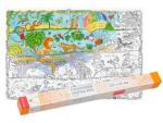 Monumi Planșe de colorat pentru podea XXL - Safari 4+ (1726-uniw) Carte de colorat