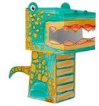 Monumi 3D Carte de colorat Tyrannosaurus 3+ (1716-uniw) Carte de colorat