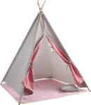 AGA Cort Teepee pentru Copii Gri-Roz (MR7005)