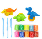 AGA Plastilină 10 buc + accesorii Dinozauri (MR1410-IKONKA)