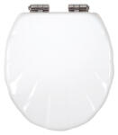 FERRO Kagylómintás WC ülőke, MDF fém-króm rögzítőelemmel, WC/MUSLELYRA (WC_MUSLELYRA)
