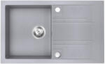 FERRO MEZZO II 1-medencés csepptálcás gr. mosogató 48/78, szürke, DRGM48/78 (DRGM48_78)