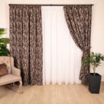  Set 2 draperii Hiko Chenille maro, dark, cu rejansa (Copy 1) (100006826)
