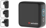 Verbatim Incarcator Verbatim 30240 Mini GaN cu afisaj, 140W, 3 porturi USB-C, 1 port USB-A, Negru (30240)