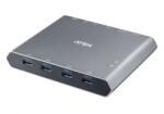 ATEN Switch KVM Duo Flex 2 porturi 4K DisplayPort USB-C cu PD , ATEN US3311 (US3311)