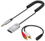 Qoltec Bluetooth-os audio transmitter és okostelefon kihangosító, beépített mikrofonnal. 56983 (56983)