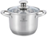 BLAUMANN Satin Gourmet Line rozsdamentes acél fazék fedővel, 24 cm (BL-3315)