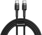 Baseus Cafule USB-C gyorstöltő töltő- és adatkábel, 2m, szürke-fekete