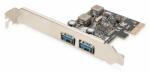 ASSMANN - USB 3.0, 2 portos, PCI Express bővítőkártya - DS-30220-5 (DS-30220-5)