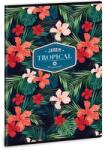 Ars Una Tropical Wildblume A4 extra kapcsos kockás füzet (93129206) - officedepot