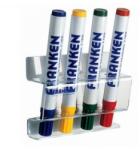 Franken Táblamarker tartó mágneses 4 db marker tárolására alkalmas átlátszó (Z1981) (Z1981)