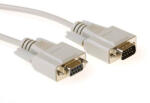 ACT 15m 9 pin D-sub, M/F Elefántcsontszínű soros kábel (AK2321)