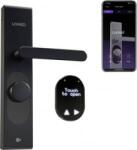 Shelly LOQED Touch Smart Lock Black Edition Ajtózár meghajtó, Ajtónyitó vezérlő Bluetooth, Wi-Fi (_Loqed_black; 1) (Shelly_Loqed_black;1)