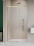 Radaway Idea 8 Brushed Gold DWJ szálcsiszolt arany zuhanyajtó 140 átlátszó balos