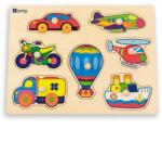 ANDREU Toys Дървен пъзел с дръжки Andreu toys - Транспортни средства (16456) - ozone