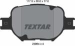 TEXTAR Set placute frana TEXTAR 2386401 (2386401)