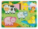ANDREU Toys Дървен пъзел Andreu toys - Ферма, с подсказка (16464) - ozone