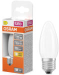 OSRAM E27 LED gyertya, 1, 8W, 250 lm, 2700 K, melegfehér, opál üveg-25 W izzó helyett - Star Classic B (4099854466885)