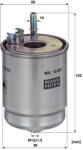 Mann-filter Üzemanyagszűrő Mann Filter WK 10 051 (WK10051)