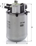 Mann-filter Üzemanyagszűrő Mann Filter WK 9080 (WK9080)