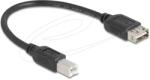 Delock 81528 USB kábel USB 2.0 0, 2 M USB B USB A Fekete (81528)