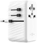 FIXED Voyager utazó adapter 120W fehér (FIXCT120-3C1A-WH)