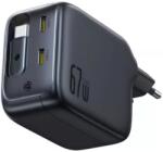 Baseus Fali töltő Baseus EnerCore CJ11, 67W, 3.35A, 2 x USB-C, USB-C kábellel, Fekete E0121E00