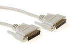 ACT 3.0m 25 pin D-sub, M/F Elefántcsontszínű 3 M soros kábel (AK4046)