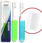 Wellbee felnőtt fogkefe, közepes, utazó, többszínű, 1 darab