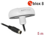 Navilock GNSS Beidou Galileo Glonass GPS NL-8022MP u-blox 8 Seriell MD6 PPS tetőre szer. Marine 5, 00 (62529)