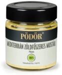 Pödör Mediterrán Zöldfűszeres Mustár 130g