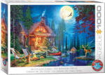EUROGRAPHICS 1000 db-os puzzle - Moon Lake Cabin (6000-6140) (6000-6140)