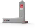 Lindy USB port biztonsági rendszer, Lindy - 4 db, rózsaszín (40425)