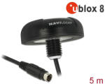 Navilock GNSS Beidou Galileo Glonass GPS NL-8004P u-blox 8 soros MD6 PPS tetőre szer. 5, 00 m Naviloc (62527)