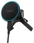 Spigen ESSENTIAL EV15MAQ autós tartó szellőzőre állítható 15W wireless mágneses Qi2 fekete ACP10513 (ACP10513)