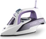 Daewoo DSI3000P vasaló, 2600 W, kerámia vasalótalp, erős gőzsugár 25 g/perc, függőleges gőzölés, öntisztító, csöpögésgátló, vízkőmentesítő, 300 ml-es tartálykapacitás, fehér/lila (DSI3000P) Vasaló