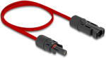 Delock DL4 napelemes lapos kábel apa - anya 60 cm piros (60674) (60674) - flylite