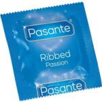 Pasante Szett 144 óvszer, Pasante bordázott, latex, 190 mm, átlátszó (D-244555)