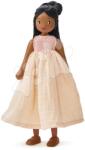 Tender Leaf Păpușă din lemn în rochie Lola Wooden Doll Tender Leaf Toys cu brațe și picioare mobile înălțime 25 cm de la 3 ani (TL8882) Papusa
