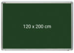 OPTIMA Tabla verde magnetica cu rama din aluminiu, 120 x 200 cm, pentru creta, Optima (OP-22120200)