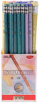 Daco Set 72 creioane negre HB cu radiera Daco, Elegant (CG112)