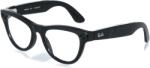 Meta RAY-BAN Meta Skyler (Standard) Smart Glasses - Shiny Black, Transitions Cerulean Blue (RW 4010 601S1M 50)