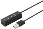 Astrum USB2.0 4 Port Hub Fekete UH050