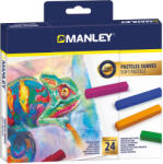 Manley Set creta pastelata-Manley, 24 buc/cutie, culori variate (MS-MSP00024)