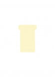 Djois T-cards, din hartie, 100buc/set, format 2 - (85 x 48mm, top 60mm) - bej (DJ-2554820000) - roua